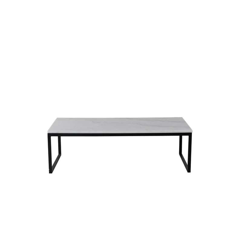 Paris Prix Table Basse en Marbre Estelle 120cm Blanc