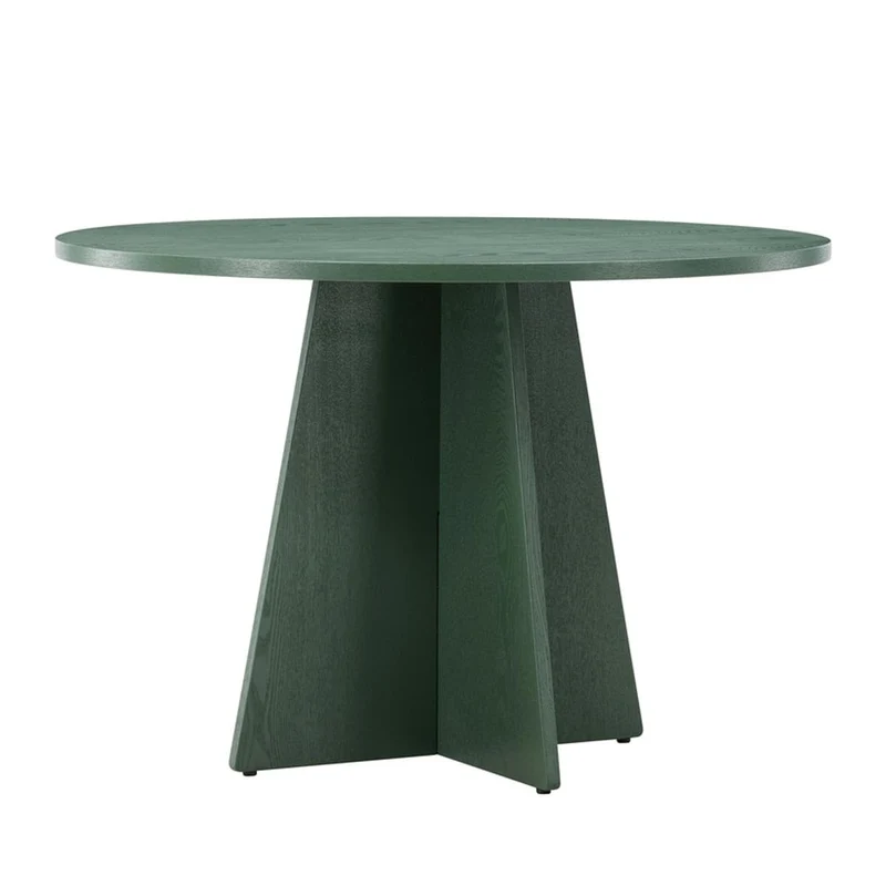 Paris Prix Table à Manger Ronde Bootcut 110cm Vert