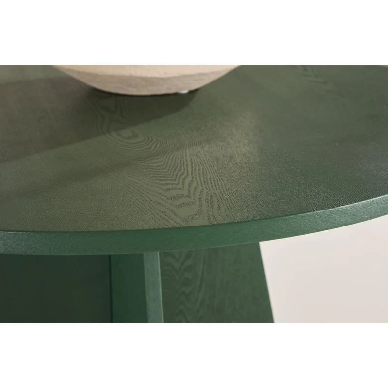 Paris Prix Table à Manger Ronde Bootcut 110cm Vert
