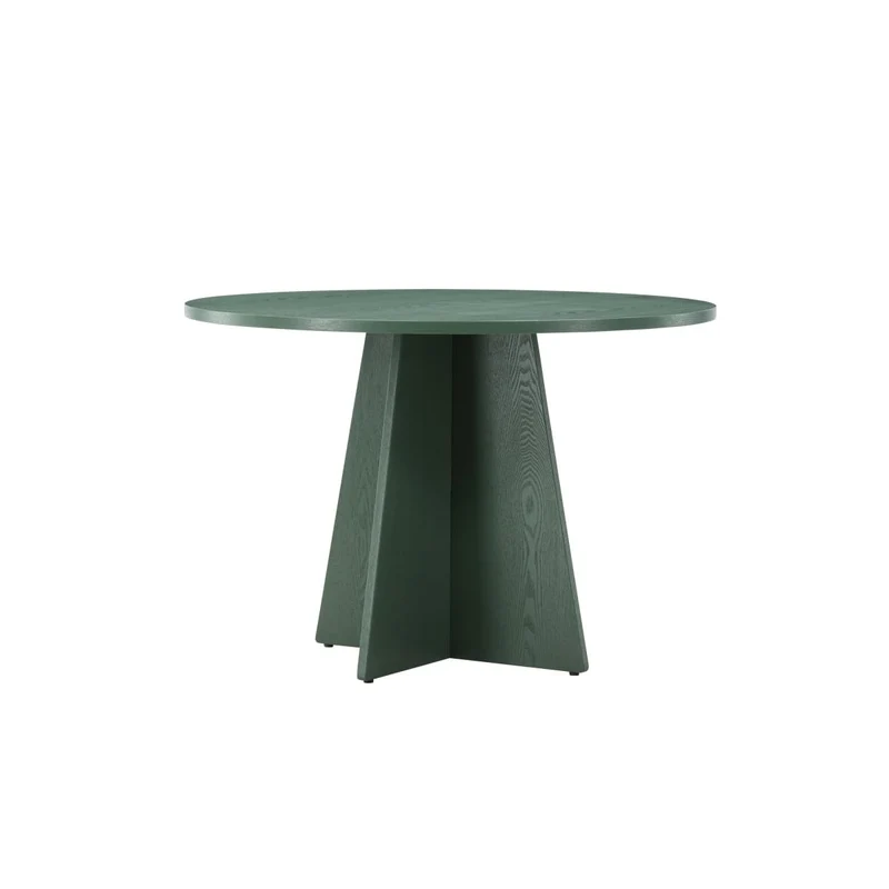 Paris Prix Table à Manger Ronde Bootcut 110cm Vert