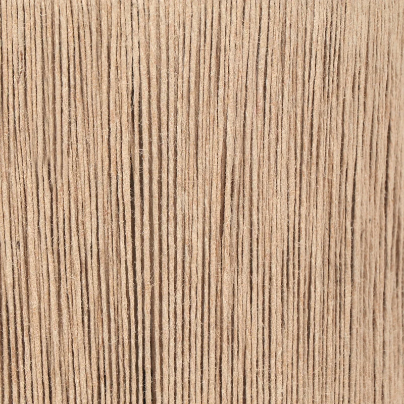 Trio Leuchten Plafonnier SMILLA 666800136, métal beige, abat-jour jute naturel, excl. 1x E27