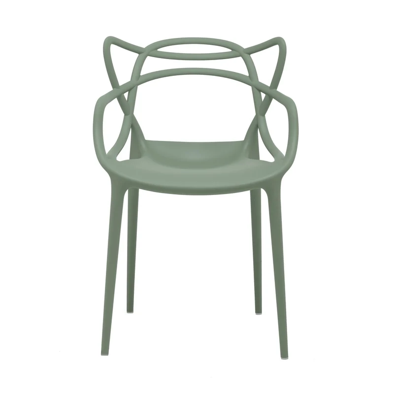 Kartell 586514 Masters Chaise Plastique Vert Sauge