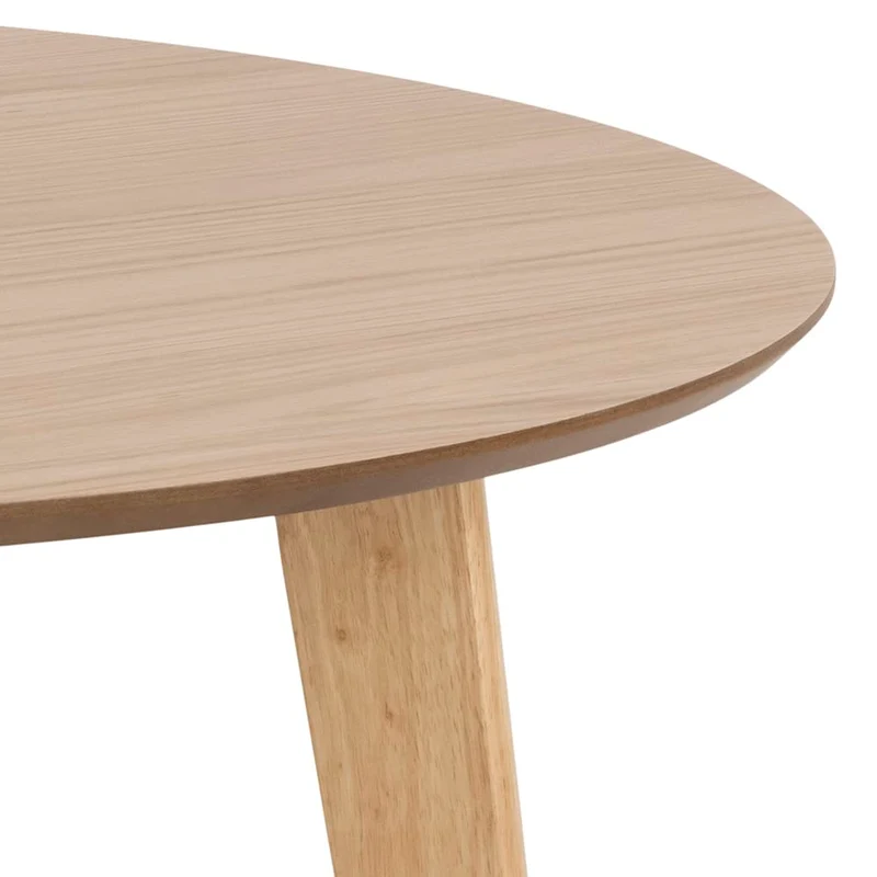 AC Design Furniture Roxanne Table à Manger, Bois, Naturel, H: 76 x B: 105 x T: 105 cm