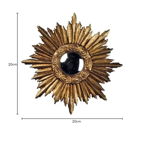 CHEHOMA Miroir Soleil Convexe résine 20cm