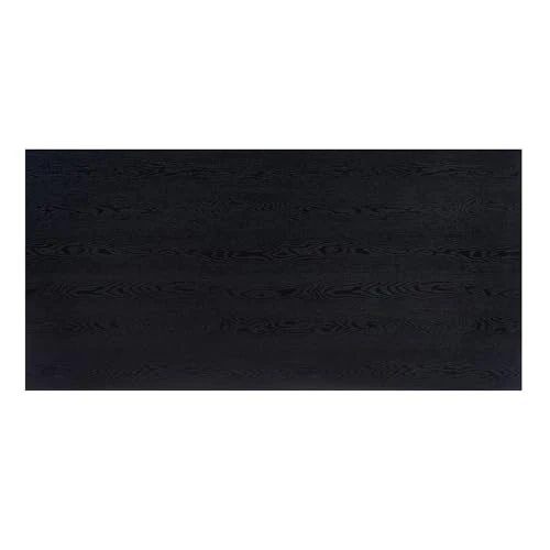 HOME DELUXE Table à manger carrée AVENCIA avec base étoile - Chêne foncé 160 x 100 cm - avec structure en métal noir | Table de cuisine, salle à manger, table de salle à manger
