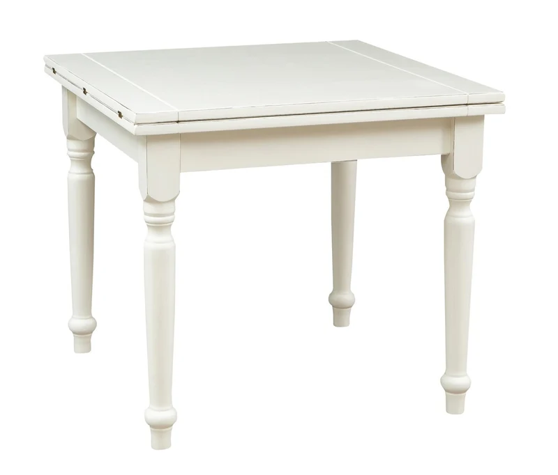Biscottini Table carrée Extensible 90x90 cm Made in Italy | Table Cuisine et Salle a Manger | Table en Bois Salle a Manger | Table bistrot carrée