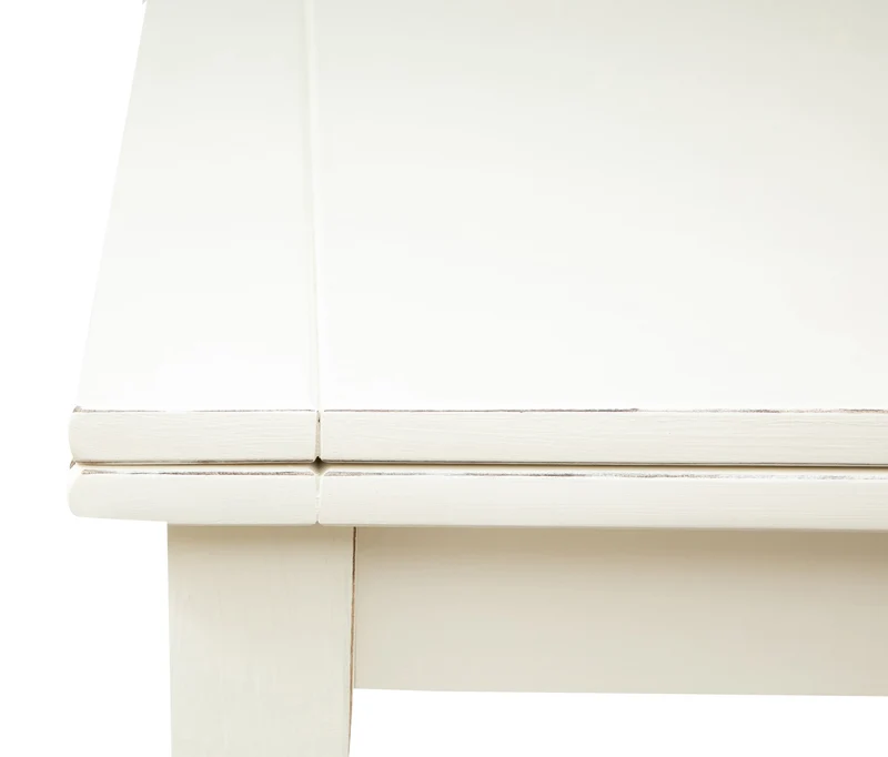 Biscottini Table carrée Extensible 90x90 cm Made in Italy | Table Cuisine et Salle a Manger | Table en Bois Salle a Manger | Table bistrot carrée