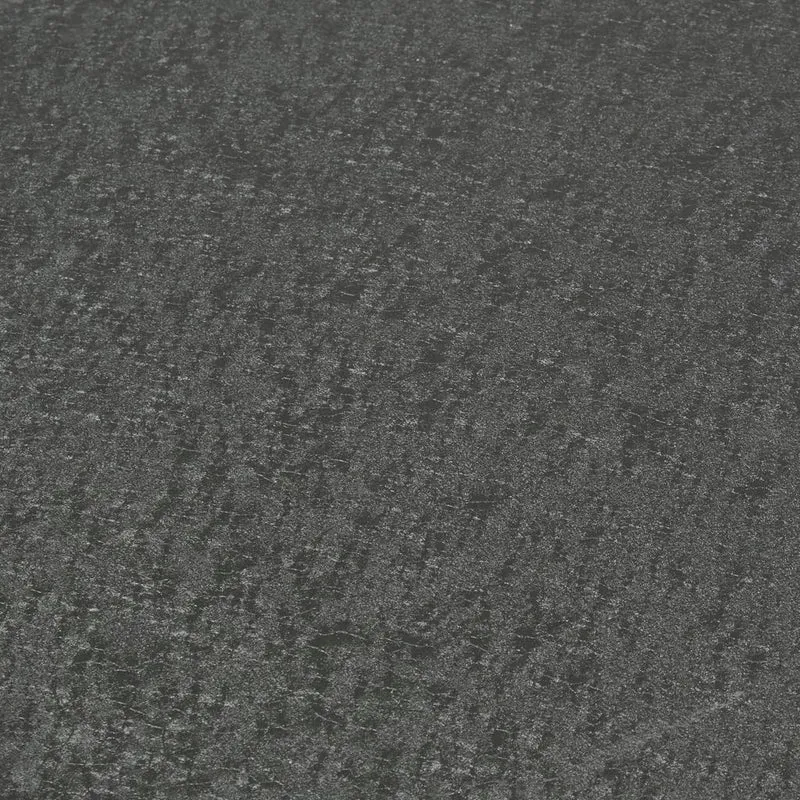 AUBRY GASPARD Table Basse Ovale en métal texturé Noir
