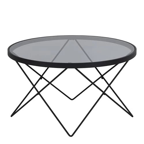 Furniture To Go | Cuxton, Noir, Coffee Table, with Smoked Glass Top