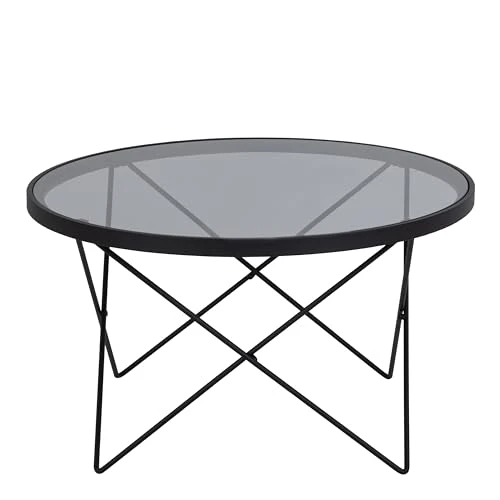 Furniture To Go | Cuxton, Noir, Coffee Table, with Smoked Glass Top