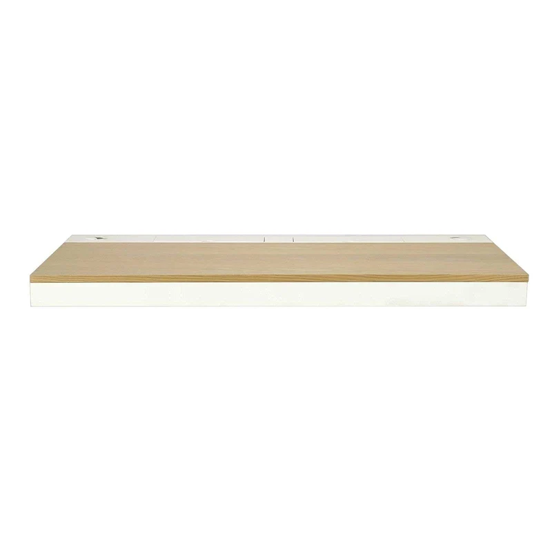 MOB-IN Bureau Mural Bois et Blanc 120 cm Hang