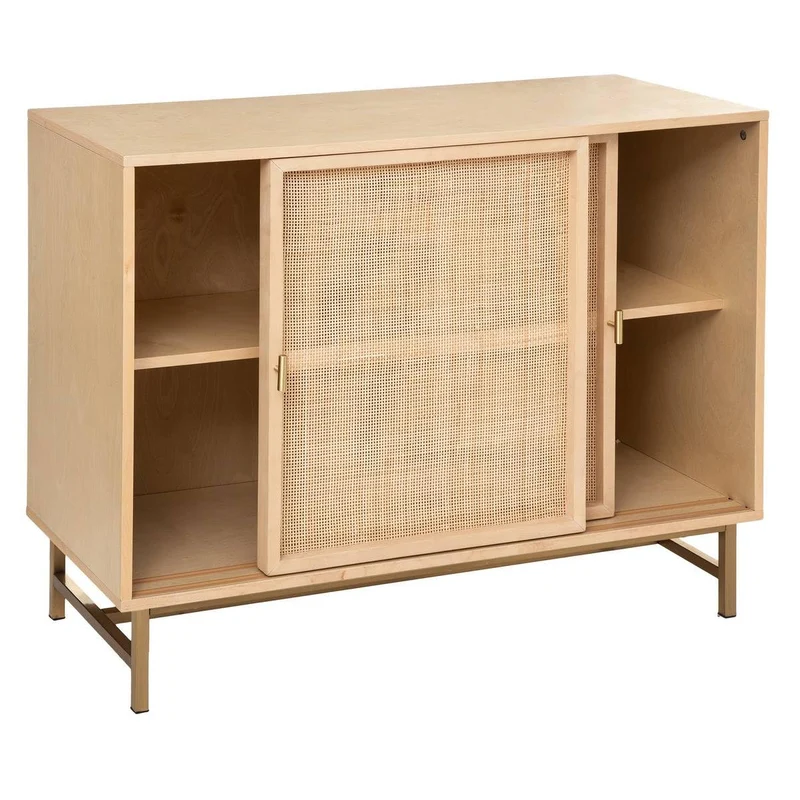 Buffet 2 Portes Rayo - cannage rotin - Atmosphera créateur d'intérieur