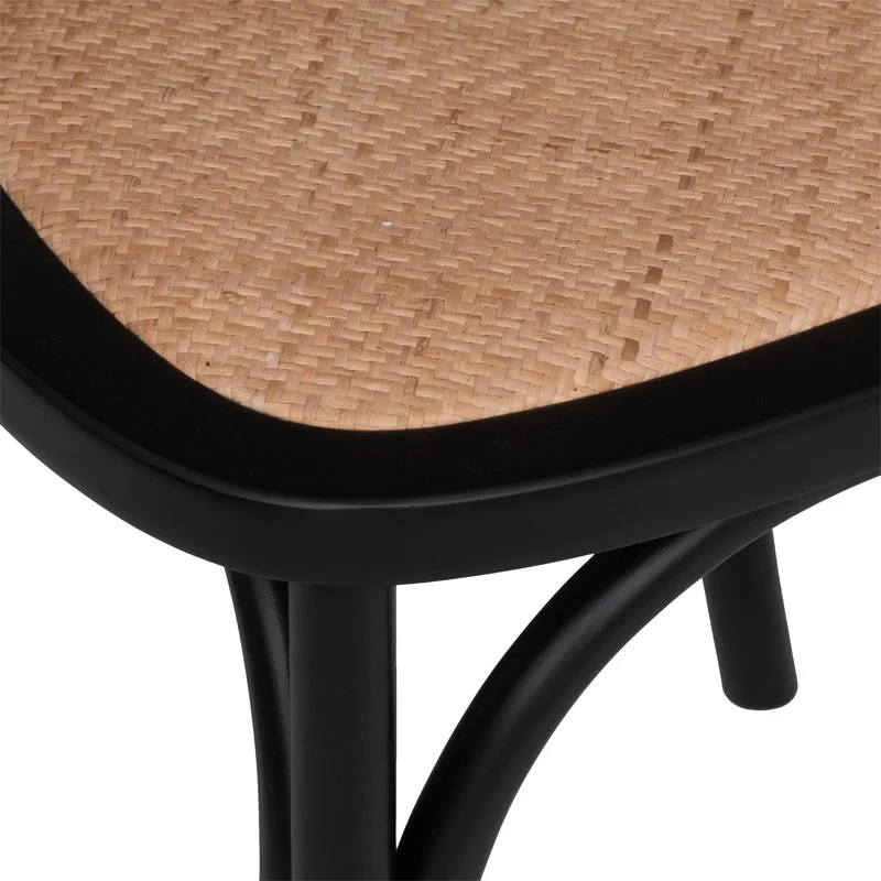 Atmosphera - Chaise Isak - hêtre - Noir