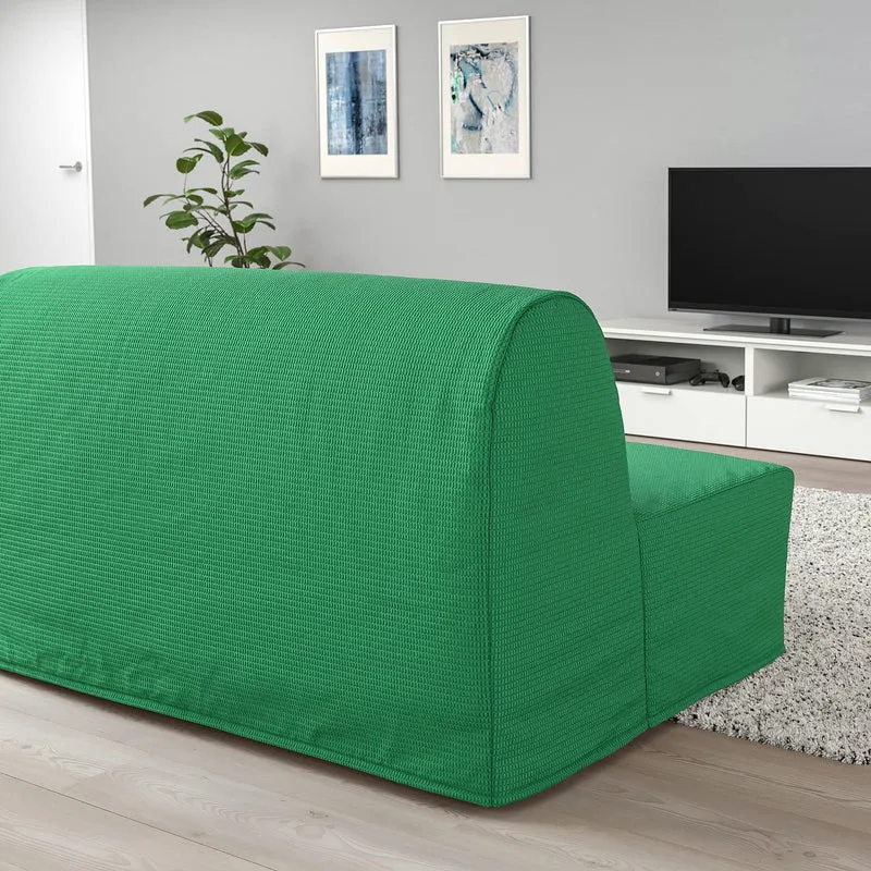 Ikea LYCKSELE LÖVÅS Canapé-lit 2 places Vansbro Vert vif