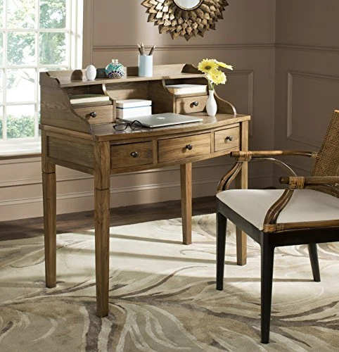 Safavieh Morgan Bureau, Bois, Chêne Moyen, 91 x 48 x 102,87 cm