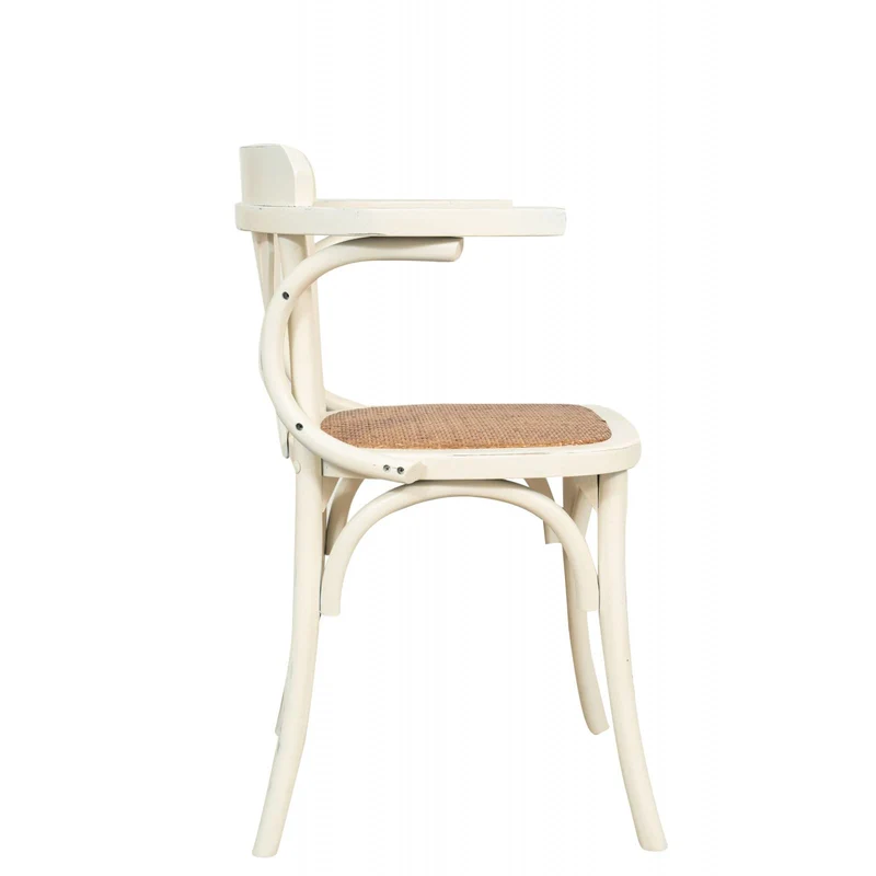 Biscottini Chaise Salle a Manger Bois 77x42x45 cm - Chaise rotin Salle à Manger et Chaise de Cuisine - Chaise bistrot Bois - Chaise Bois bistrot