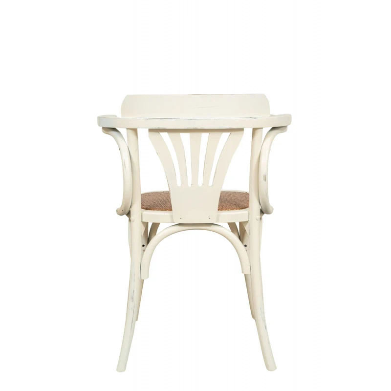 Biscottini Chaise Salle a Manger Bois 77x42x45 cm - Chaise rotin Salle à Manger et Chaise de Cuisine - Chaise bistrot Bois - Chaise Bois bistrot