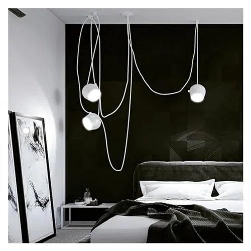 BLKRENTO Nordique 3 têtes E27 plafond lustre suspension lampe moderne salle à manger suspension barre restaurant cuisine éclairage lampes,lustres