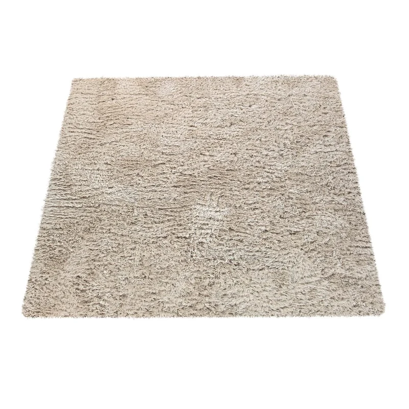 Paco Home Tapis Poils Hauts Moelleux Moderne Shaggy Style Flokati Confortable Uni Beige, Dimension:160x230 cm