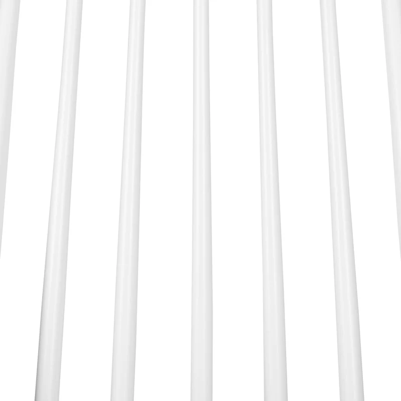 Lot 2 Chaises Blanches en Bois Naturel Design Classique Idéales pour Cuisine ou Salle à Manger au Style Scandinave ou Traditionnel Beliani