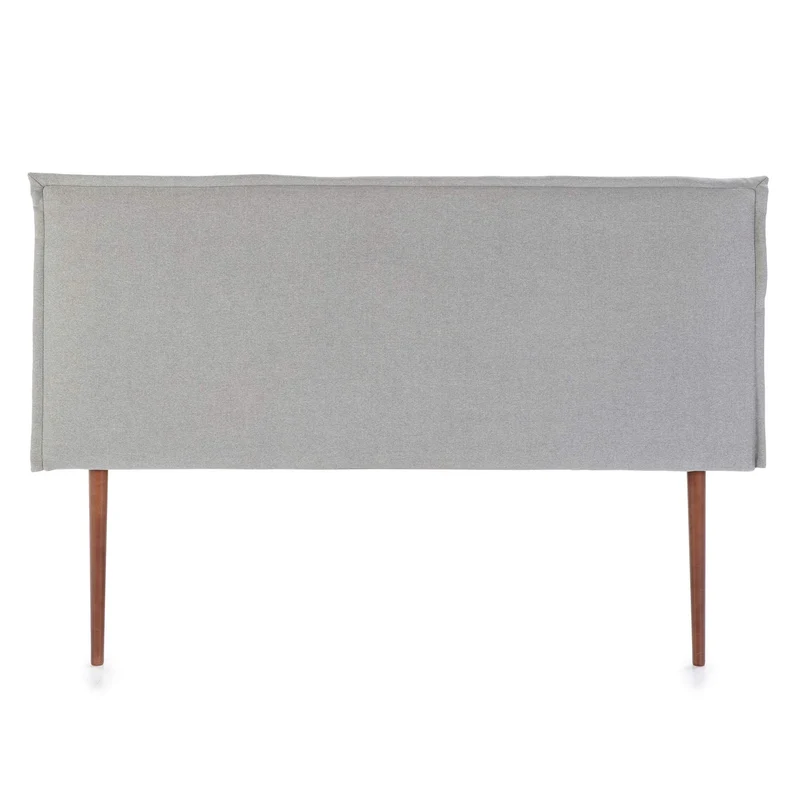 marcKonfort Tête de lit Berlin160x100 cm, Tissu Grey, Épaisseur Totale de 8 cm