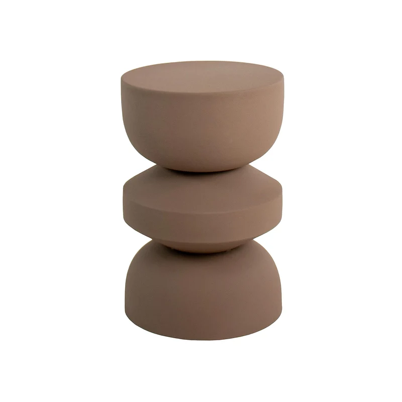 Kick Collection Table d'appoint Jon - Bruin - Moderne et de Haute qualité - Métal - Disponible dans de Nombreuses Couleurs