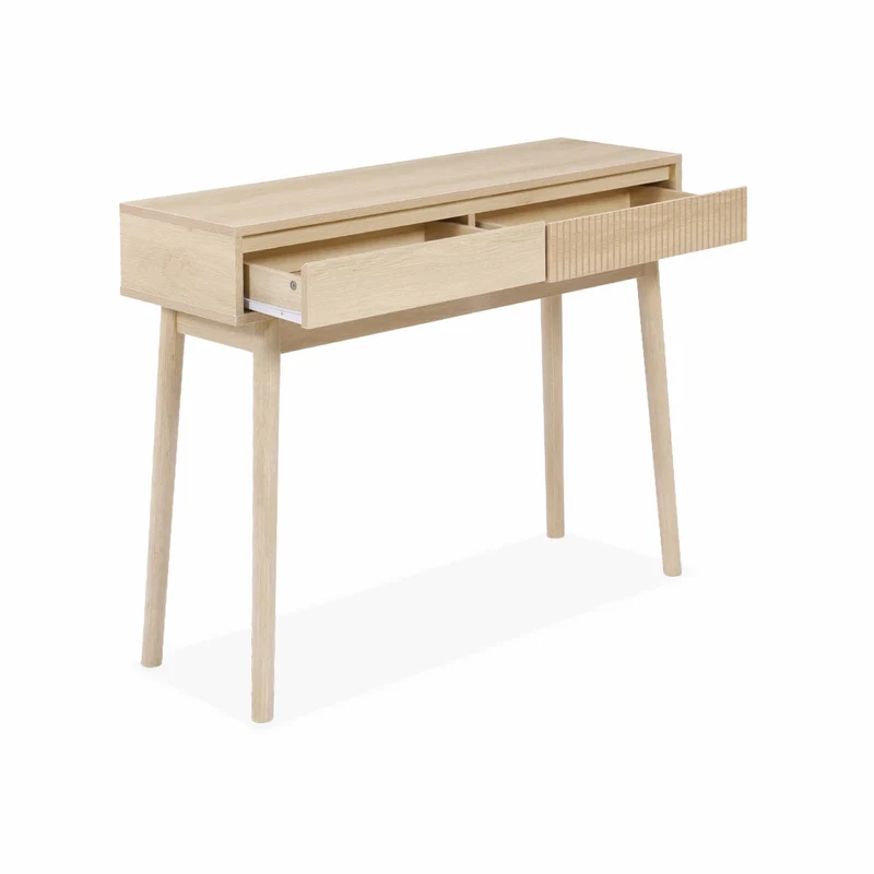 Alice's Home - Console décor Bois 2 tiroirs - Linear