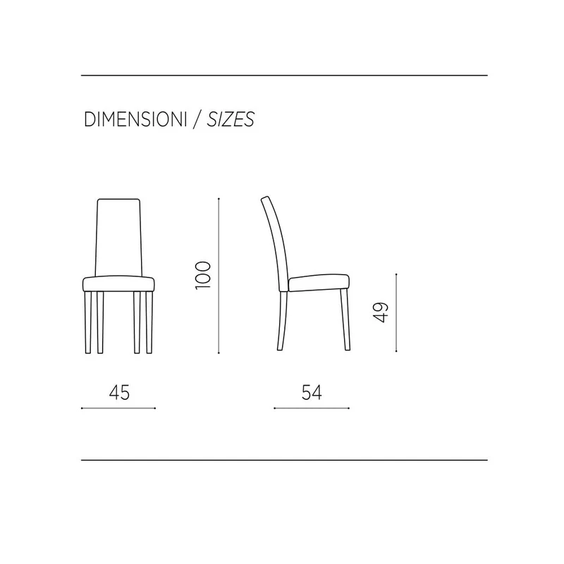 LIBEROSHOPPING.eu - LA TUA CASA IN UN CLIK Chaise de Salle à Manger de Salon en Simili Cuir rembourré avec Pieds Peints Denver Set DE 2 PIÈCES (Beige Pied Noyer)