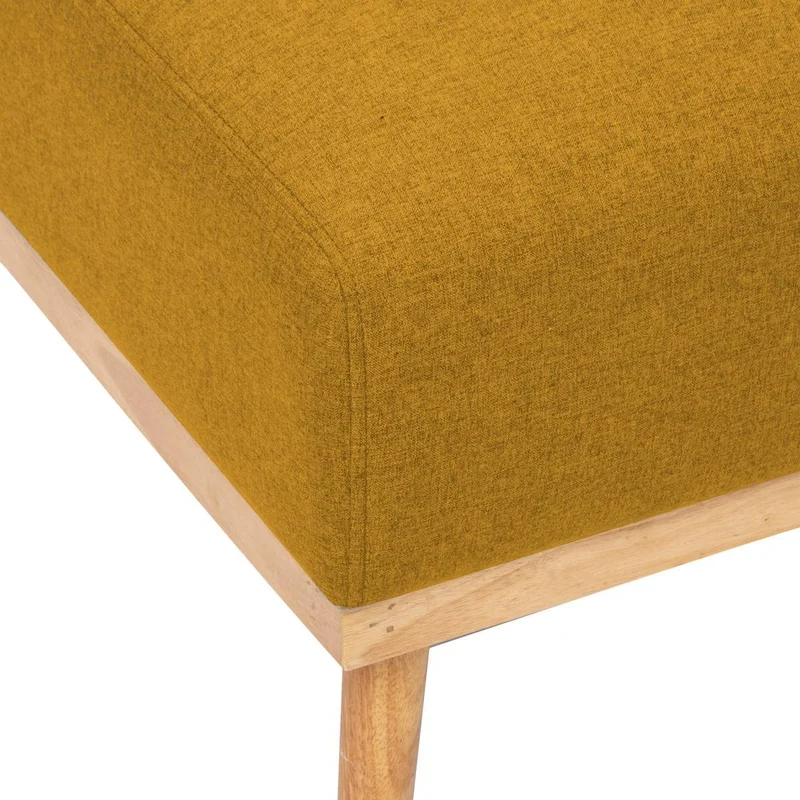 Fauteuil Andria Jaune Ocre - Atmosphera créateur d'intérieur
