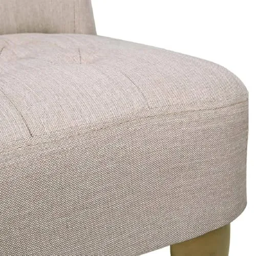 vidaXL Chaises en Style français Lot de 2 crème Tissu
