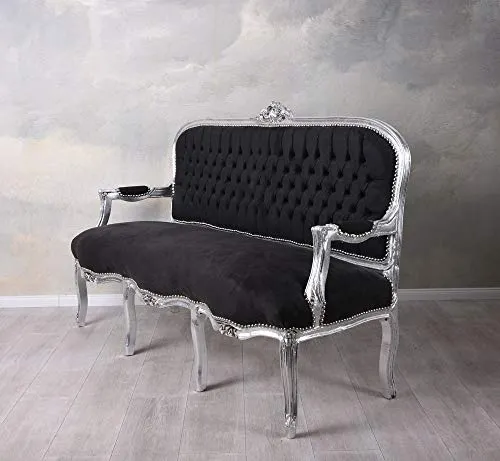 Canapé XL Banc Baroque Canapé Samtsofa Polstercouch Palais Canapé Rokoko Meuble Assis cat361e02 Palazzo Exclusif