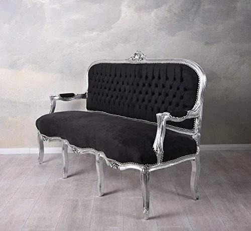 Canapé XL Banc Baroque Canapé Samtsofa Polstercouch Palais Canapé Rokoko Meuble Assis cat361e02 Palazzo Exclusif