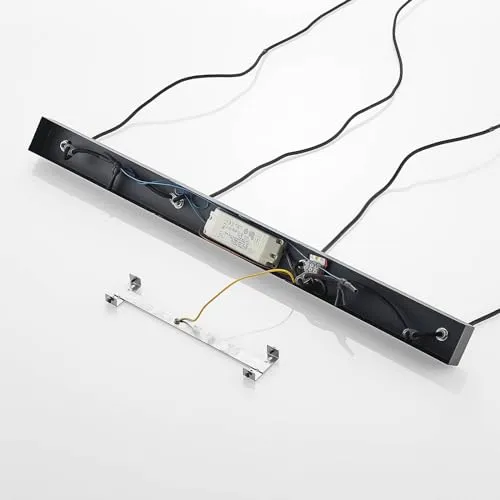 Arcchio LED Suspension Kammeron (Moderne) en Noir Métal e. a. pour Salon & Salle à manger (à 4 lampes,), Suspension, lampe, plafonnier, suspension