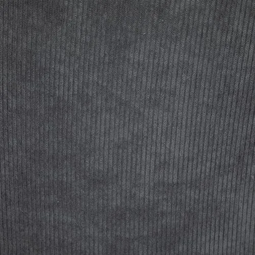 Fauteuil Celeste - Gris - Velours côtelé - Pieds métal Noir - Atmosphera créateur d'intérieur