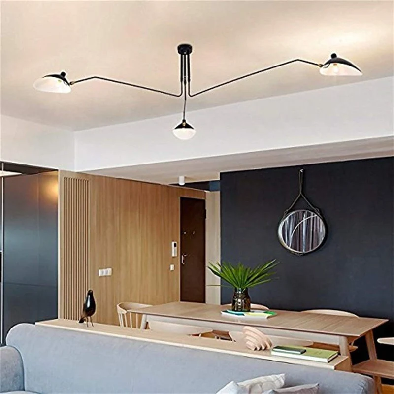 XIWAN Lampe Serge Mouille Serge Mouille Fer créative Moderne Salon Plafond Lampes Lampes //Sol/Mur Lampes Lampe de Plafond chefs-624,6 PLL