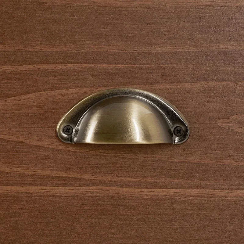 IDIMEX Commode de Chambre Paris avec 6 tiroirs en pin Massif lasuré Brun foncé