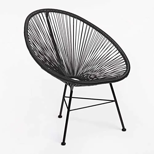 SKLUM Pack 2 Nouvelles Chaises Acapulco Noir