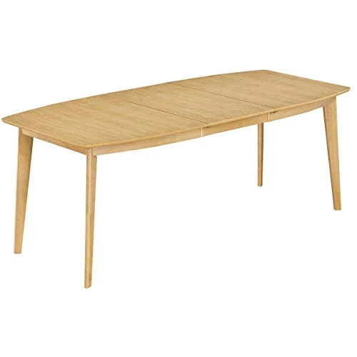Miliboo Table à Manger Extensible scandinave en Bois Clair L150-200 Leena