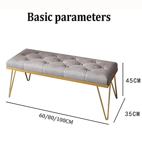 LYRZJJ Repose-Pieds Footstool Ottoman Tableau Tabouret De Chaussure De Changement De Porte De Couloir De Chambre Coussin Souple pour Cabine D'essayage Tabouret Créatif Magasin De Vêtements