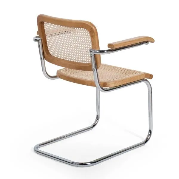 Ventemeublesonline Chaise SKOL avec ACCOUDOIRS