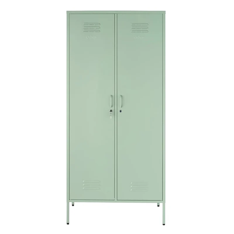 Racking Solutions Chelsea Armoire à 2 portes Vert sauge 1845 mm x 850 mm x 500 mm