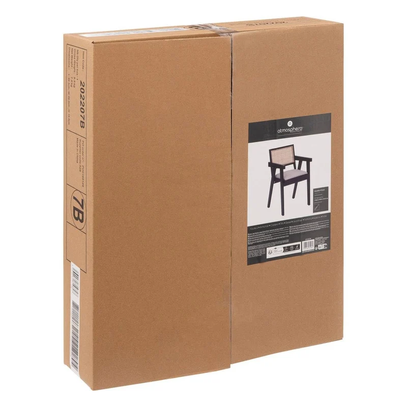 Atmosphera - Fauteuil de Table kolia Noir