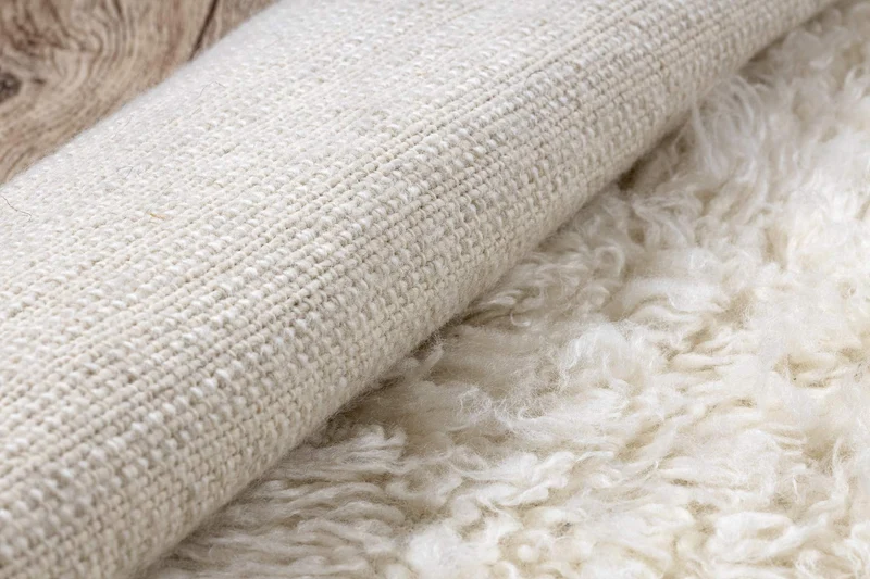 rugsx Flokati Tapis Grec en Laine, pour Le Salon, la Chambre à Coucher, la Chambre des Enfants, Couvre-lit, Couleur Naturelle, Haute qualité, Blanc 190x230 cm