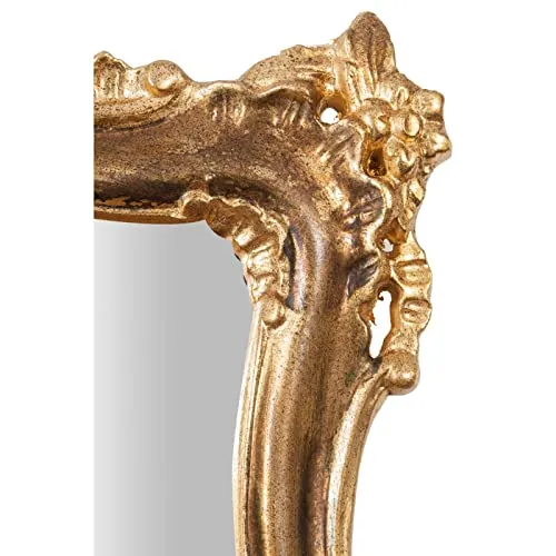 Miroir Vintage 120 x 75 cm | Miroir Mural Salle de Bain et Chambre à Coucher | Miroir Baroque