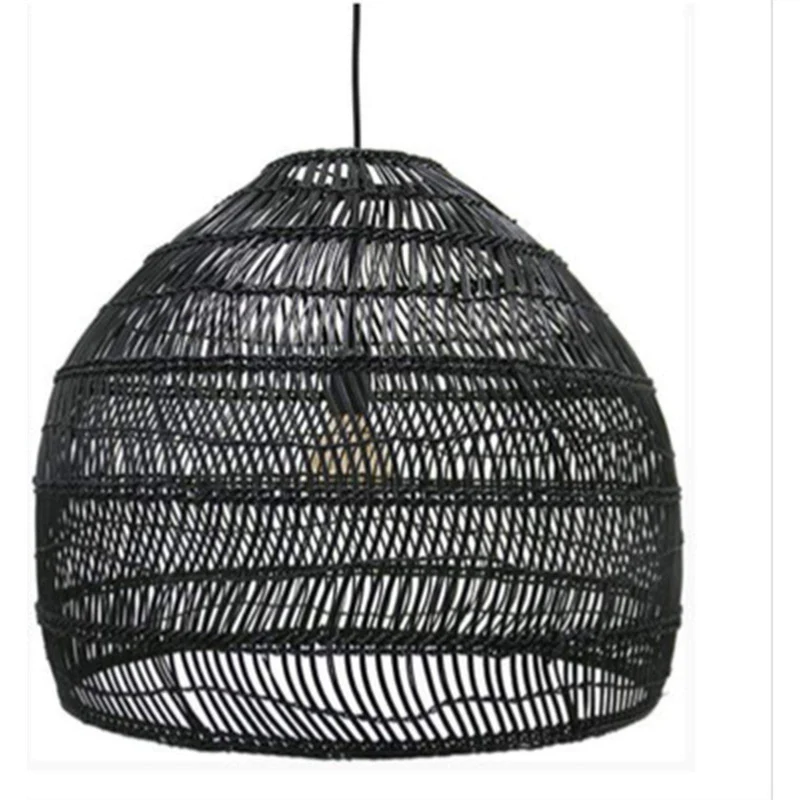 Chambre Suspensions Lampe,Lustres Salon,Luminaire Pendante Salle À Manger,Éclairage De Plafond Bureau,Lampe Rotin De Luxe Moderne Simple Lumière D40Cm Blanc