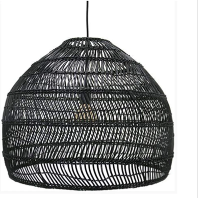 Chambre Suspensions Lampe,Lustres Salon,Luminaire Pendante Salle À Manger,Éclairage De Plafond Bureau,Lampe Rotin De Luxe Moderne Simple Lumière D40Cm Blanc