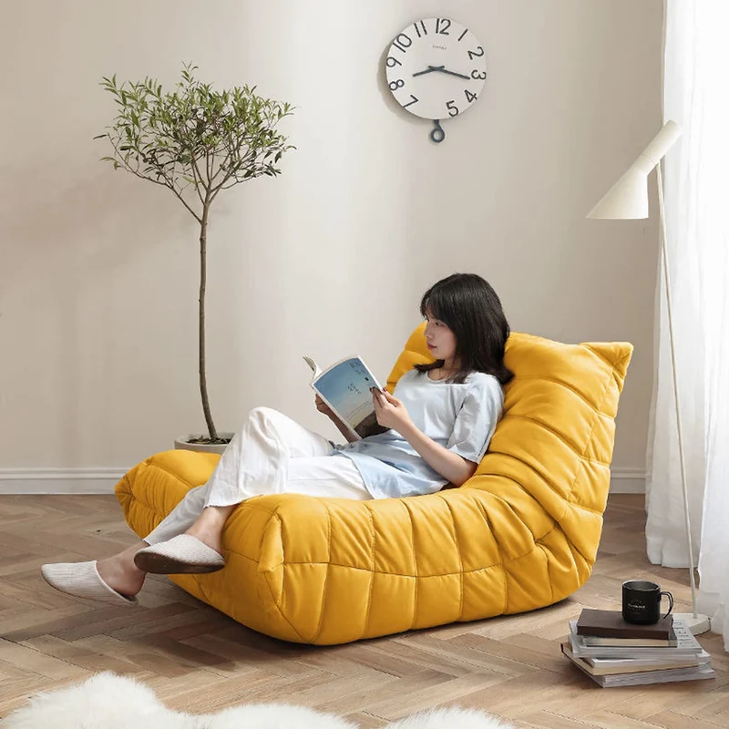 ArtsPavilion Canapé De Sol Paresseux Doux, Chaise Au Coin du Feu, Canapé Accent Bean Bag pour Salon Salon Bureau, Amovible, Lavage L Green