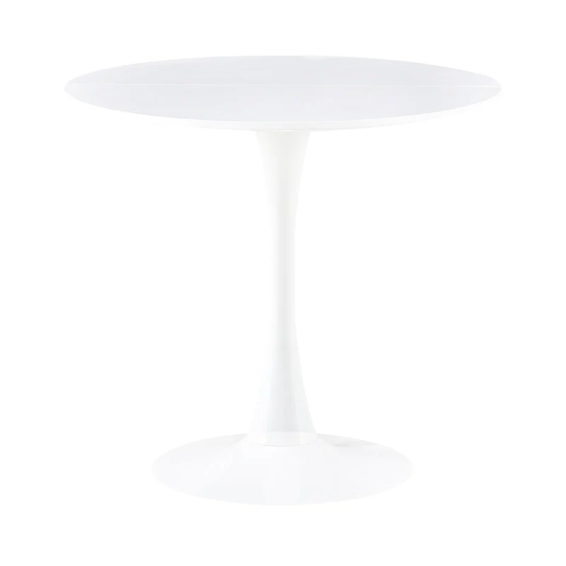 buybyroom Table de Salle à Manger Ronde Blanche bistrot Table de Cuisine Table Table Table de Salle à Manger Table