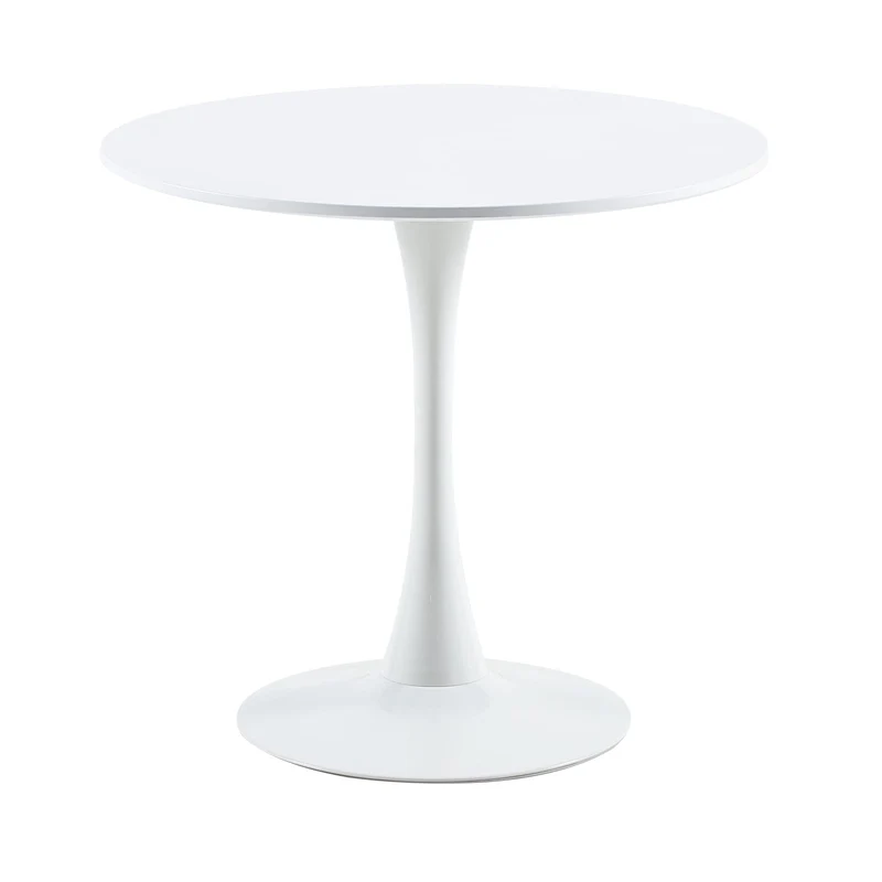 buybyroom Table de Salle à Manger Ronde Blanche bistrot Table de Cuisine Table Table Table de Salle à Manger Table