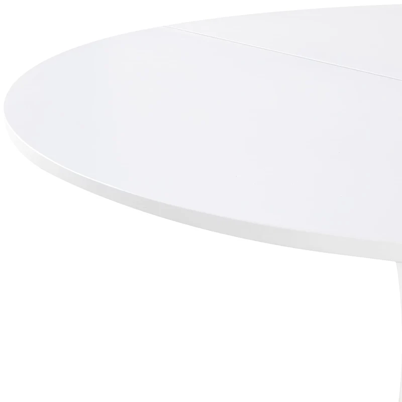 buybyroom Table de Salle à Manger Ronde Blanche bistrot Table de Cuisine Table Table Table de Salle à Manger Table